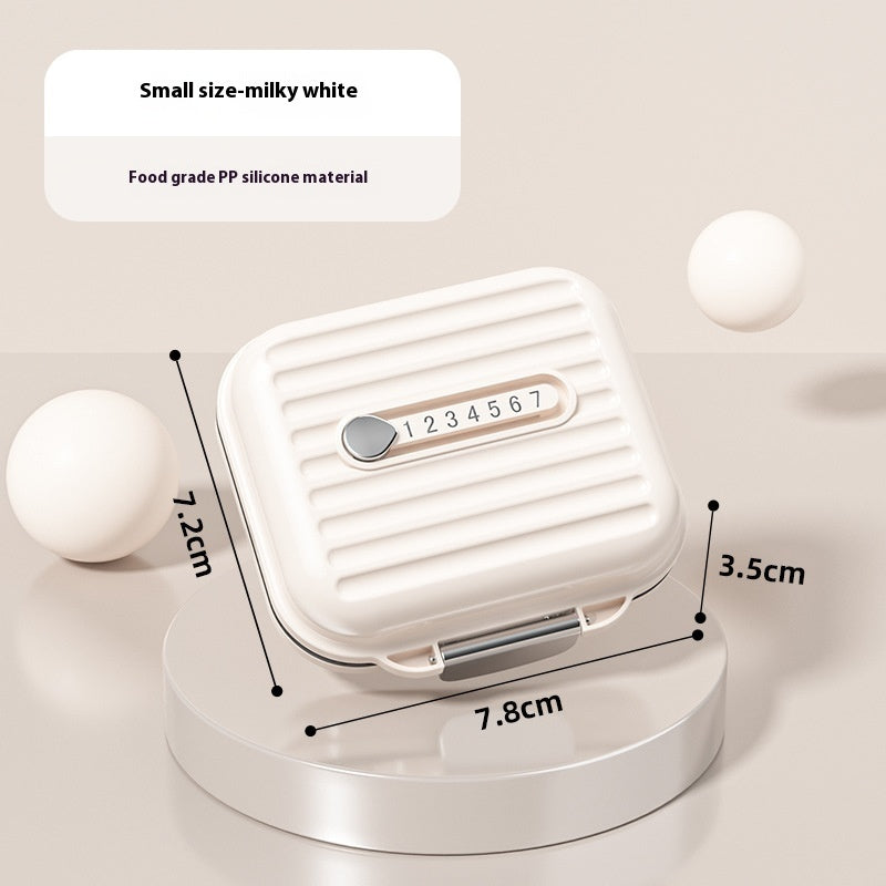 Pill Box Portable Three Meals A Day Portable Sealed Light-proof