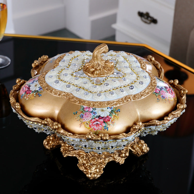 European-style High-end Fruit Compote Set Multi-layer Household Dried Fruit Plate