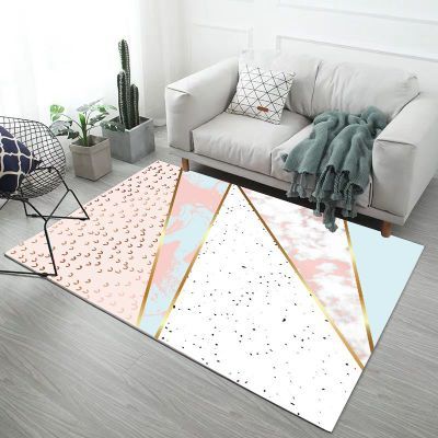 Nordic Marble Pattern Living Room Sofa Rug