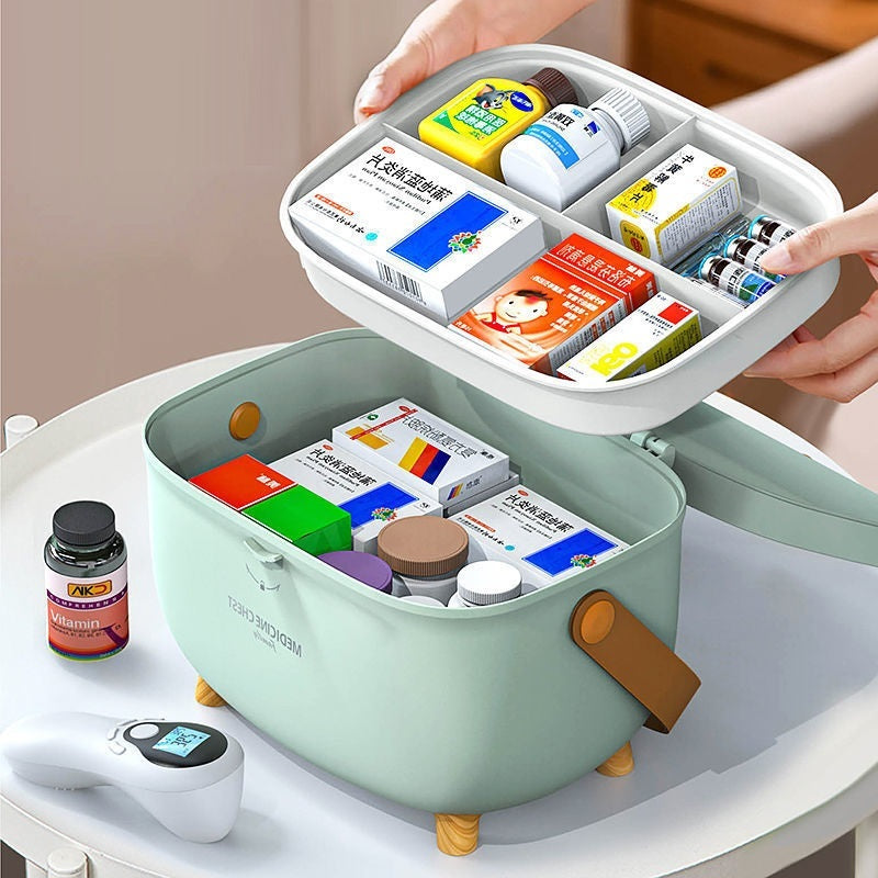 Household Large Capacity Multilayer Baby Medicine Box