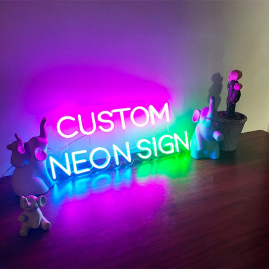 Colorful Neon Letter Modeling Light Custom Neon Sign DIY