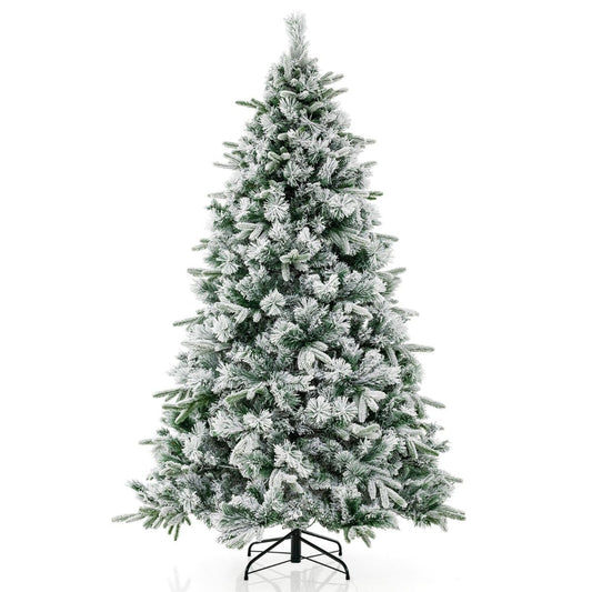 Albero Di Natale Artificiale Da 186Cm Con 250 Luci LED 752 Punte Di Ramo Miste, Albero Di Decorazione per Natale